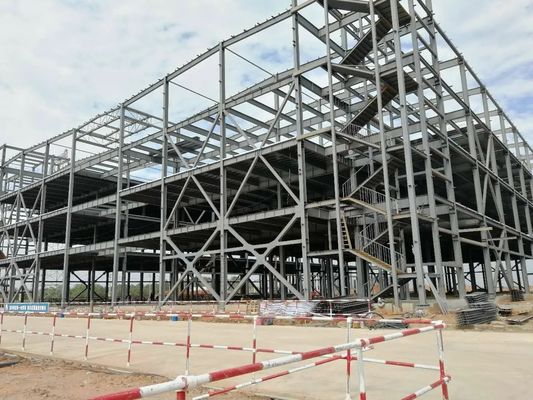 Προσαρμοσμένη χάλυβα δομή Βιομηχανικό κτίριο Γραφείο Σχολικό κτίριο Χάλυβα κτίριο αίθουσας