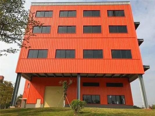 Προσυσκευασμένες πολυώροφες χάλυβα κατασκευές Κατασκευαστικό εργοστάσιο Κτίριο από τούβλα και χάλυβα