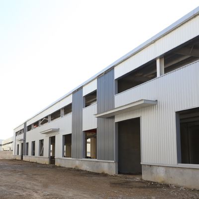 Προσυσκευασμένο χάλυβα Φρέμα Χάλυβα δομή Κτίριο Αποθήκη Εργαστήριο Q235 Q355B