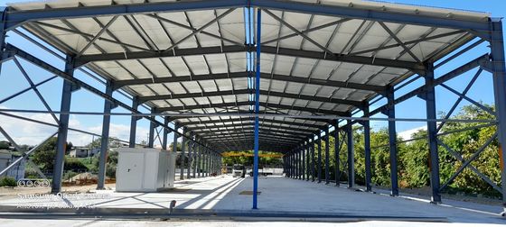 Εμπορικές δομές μεταλλικών κατασκευών εργοστάσια αποθήκευσης χάλυβα με σχέδιο έργου κλειδί σε κλειδί