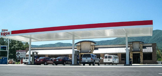 Μονουλικός σταθμός βενζίνης από χάλυβα για την λιανική πώληση και την εξυπηρέτηση καυσίμων μεγάλης κλίμακας