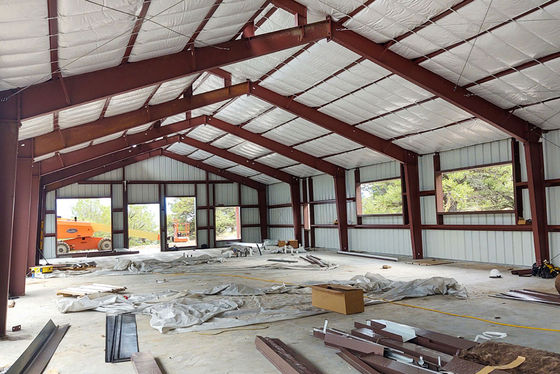 40x60 Barndominium Prefab Steel Αποθήκη δομή Χάλυβα κτίριο