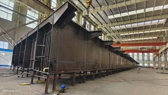 Υψηλής αντοχής Custom Steel Girder Bridge Για έργα σιδηροδρομικών αυτοκινήτων Σύντομο και ισχυρό χρόνο κατασκευής