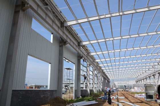 Προετοιμασμένη αποθήκη χάλυβα με πλαίσιο Q355B/Q235B