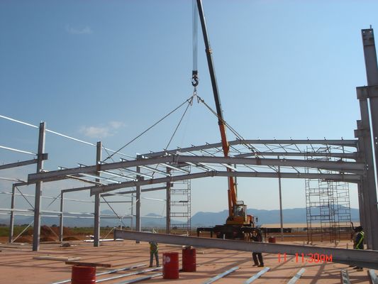 Ελαφριά δομή από χάλυβα Αποθήκη με πλαίσιο τμήματος Q355 H