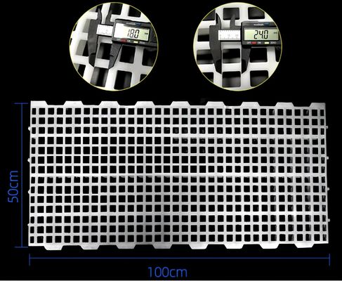 Αγροτική εκτροφή πουλερικών πλαστικό πάτωμα 2kg 16*16mm / 20*26mm τρύπα